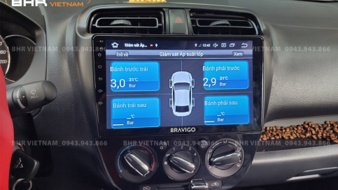 Màn hình DVD Android xe Mitsubishi Mirage 2013 - 2020 | Bravigo Air 2